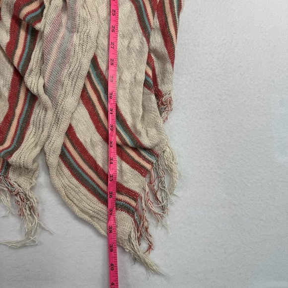 American Rag Striped Open Cardigan Womens Size S Boho Finge - Picture 6 of 7